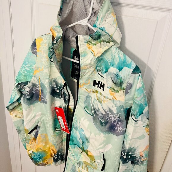 Sz M Helly Hansen Women's Hooded Rainwear - Picture 4 of 11